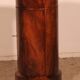 large Empire period flamed mahogany headboard.