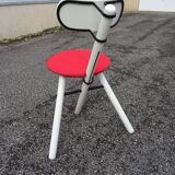 TRIO Calligaris folding chair Roberto Lucci & Paolo Orlandini year 80