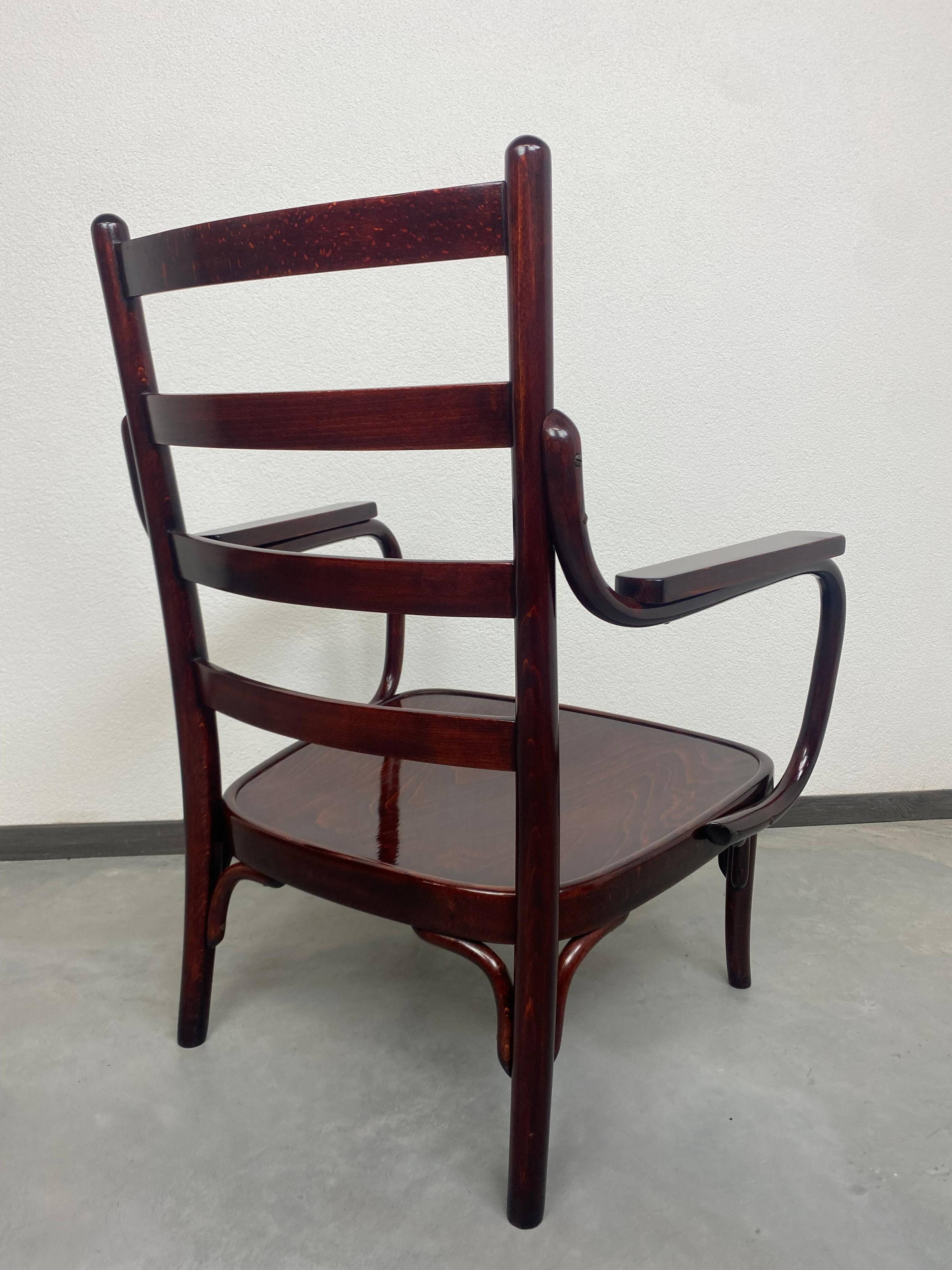 Rare armchair A 403/F by Adolf Schneck for Thonet
