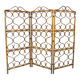 Rattan roomdivider folding screen Italy 1960’s
