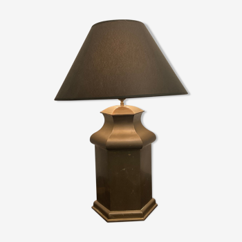 Lampe de table en cuivre vintage