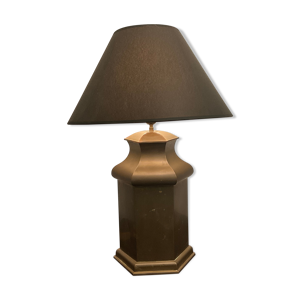 Lampe de table en cuivre vintage