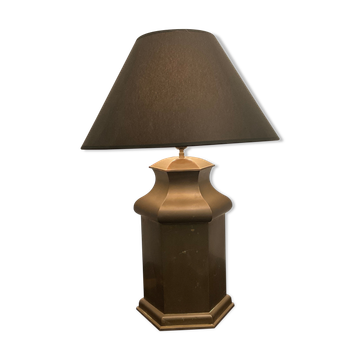 Lampe de table en cuivre vintage