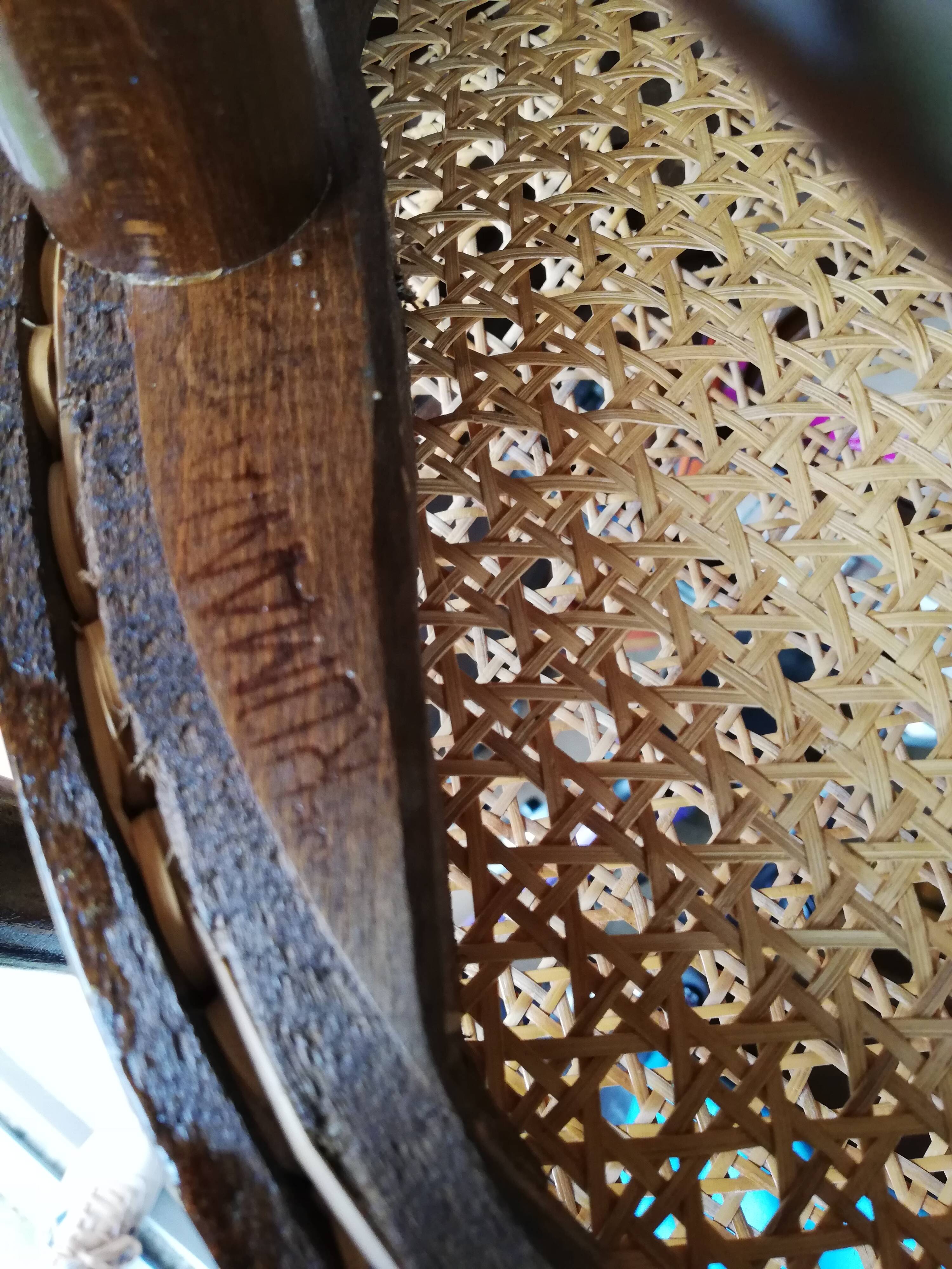 Lot of three bistro chairs