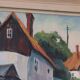 « Scène de village » par Alvar Johansson