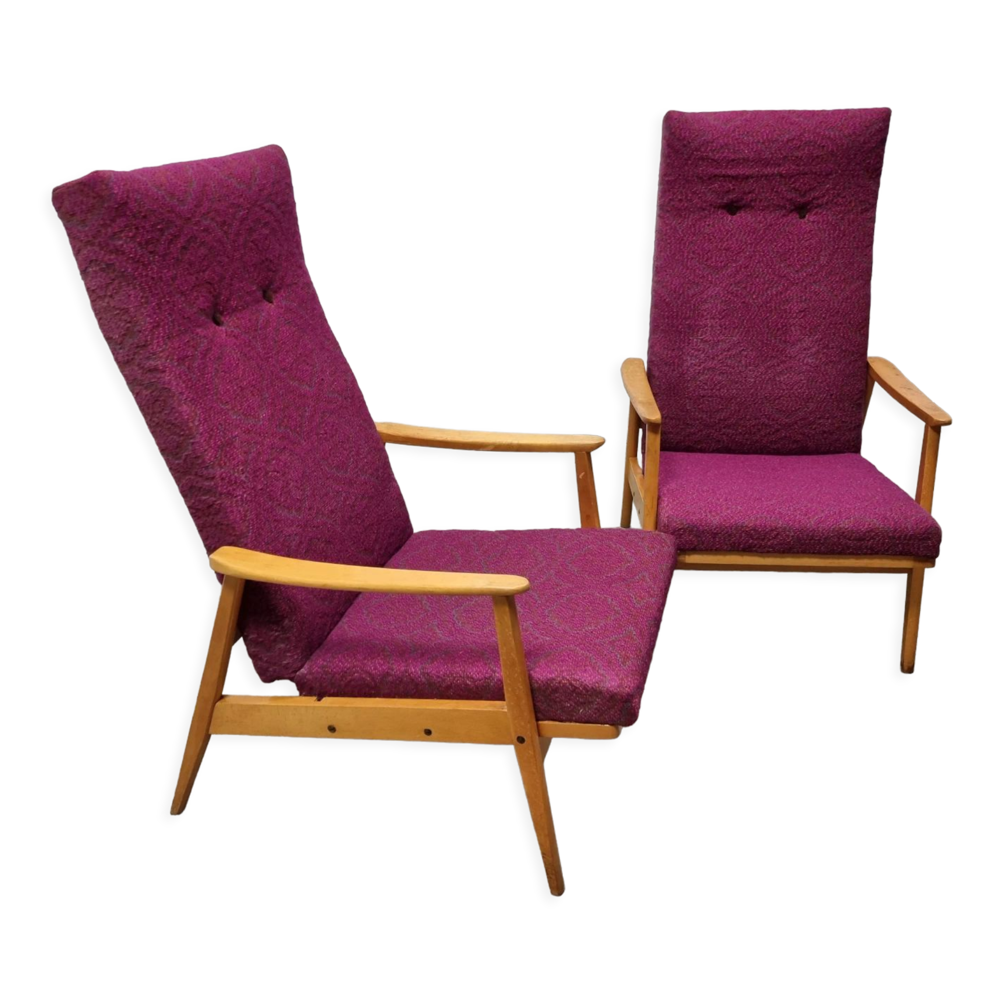 Vintage armchairs by Ton