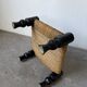 Small low stool or footrest DLC Audoux Minet
