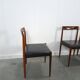 Ensemble design de chaises Lubke en bois de rose 7x