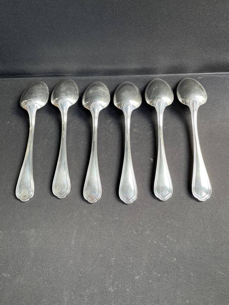6 christofle spatours table spoons