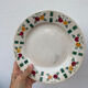 4 assiettes à dessert en porcelaine Gien