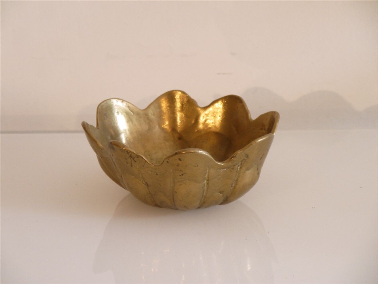 Empty vintage cast brass pocket 1960