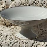 Porcelain fruit bowl, gilded