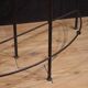 20th century French half-moon console
