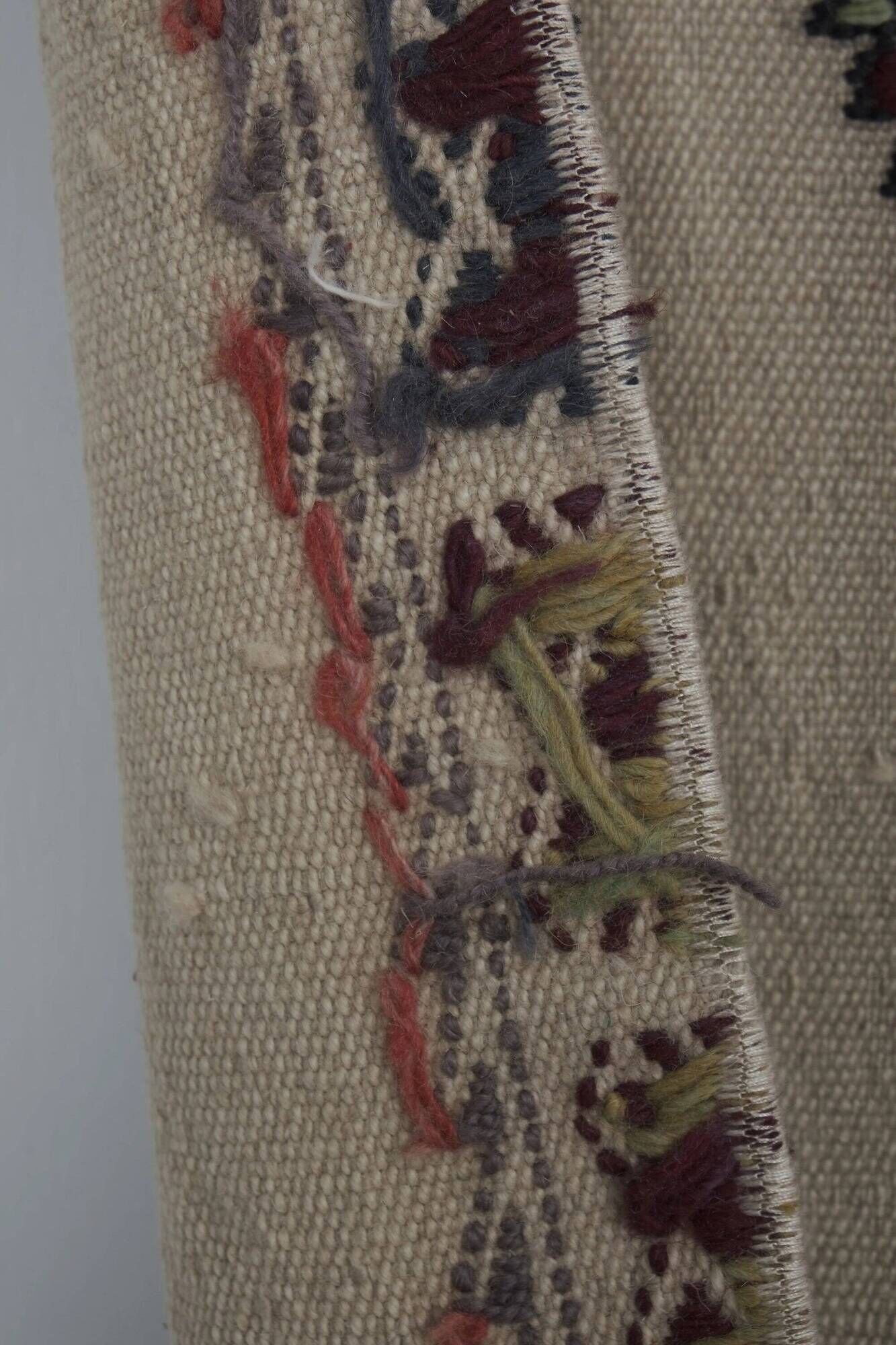 Vintage Turkish hallway rug 58x417 cm