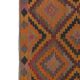 Vintage Turkish kilim, handwoven, 195x321 cm.