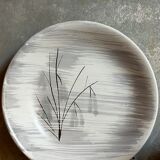 Six assiettes céramique Niderviller service "Chatons" années 50.