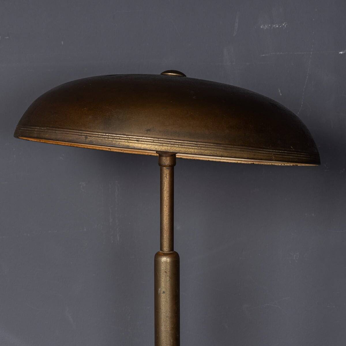 20thc bronze adjustable table lamp attributed to giovanni michelucci c.1945