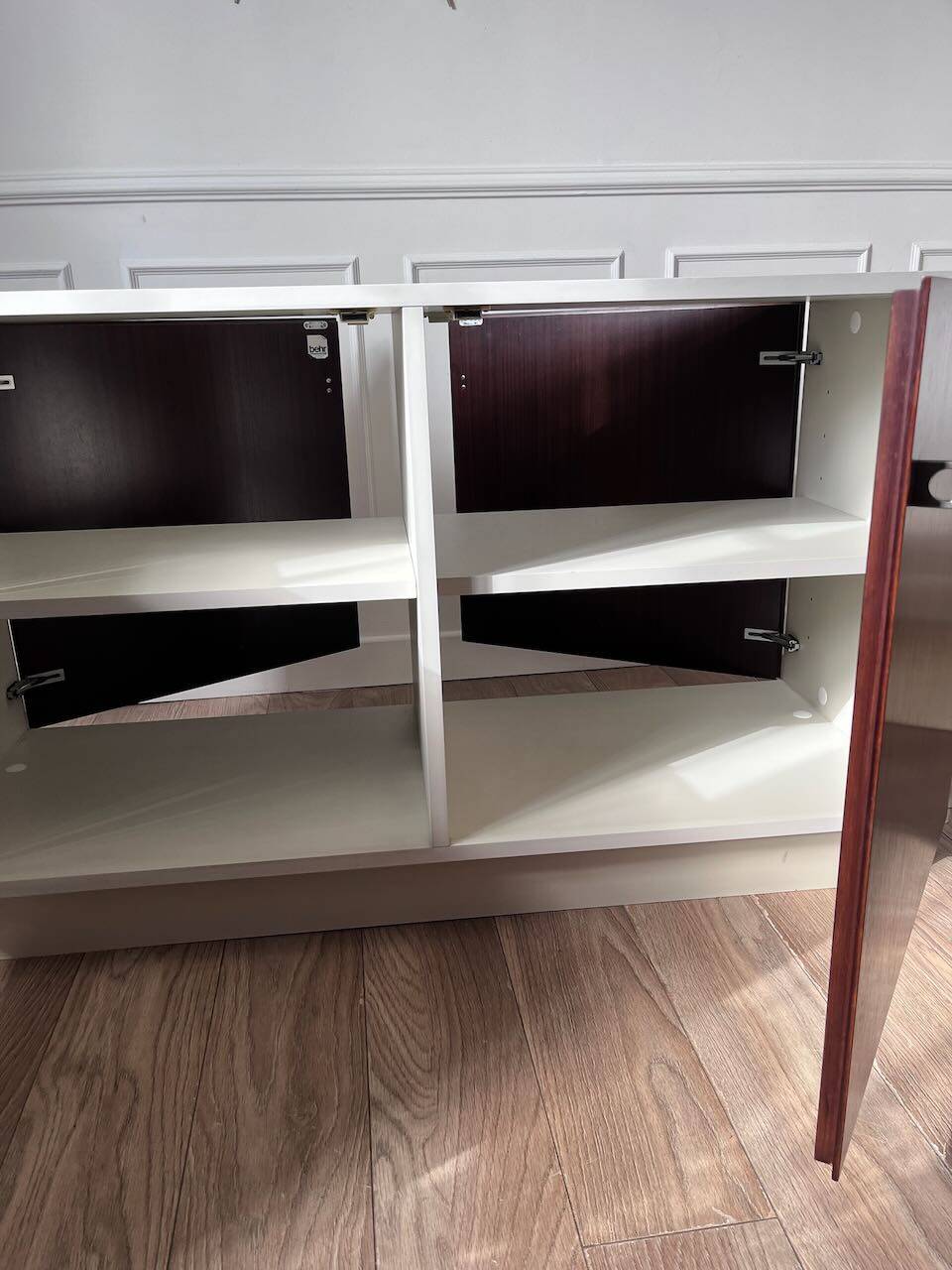 Vintage four-door buffet in rosewood.