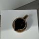 Small two-tone white and brown pitcher Made in China