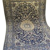 Tapis persan naïn laine & soie circa 1980