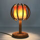 Rattan bedside lamp, 50s