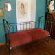 Vintage wrought iron bench