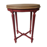 Gueridon rouge