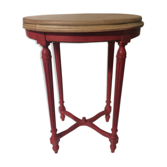 Gueridon rouge