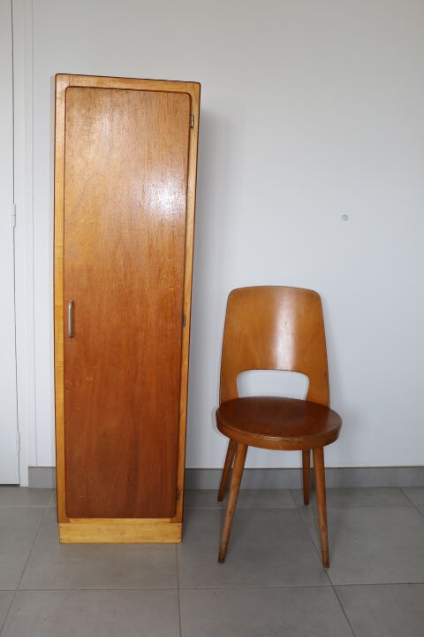 Mini plywood cloakroom 1950