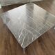 Table basse vintage et moderniste Rolf Benz en marbre et acier