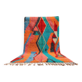 Tapis berbère artisanal en laine coloré 200/300cm