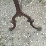 Antique bistro table with wooden top