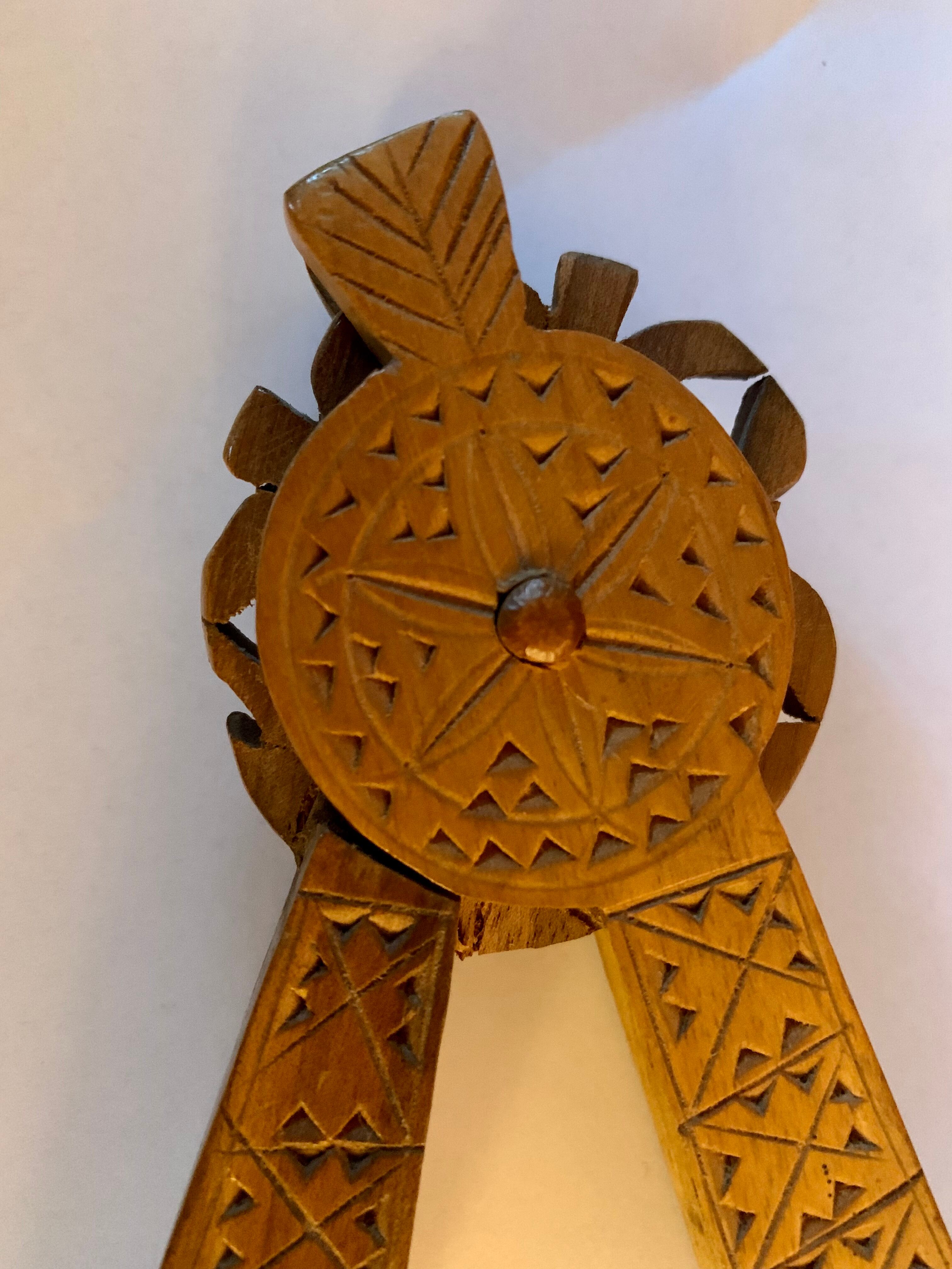 Carved wooden nutcracker