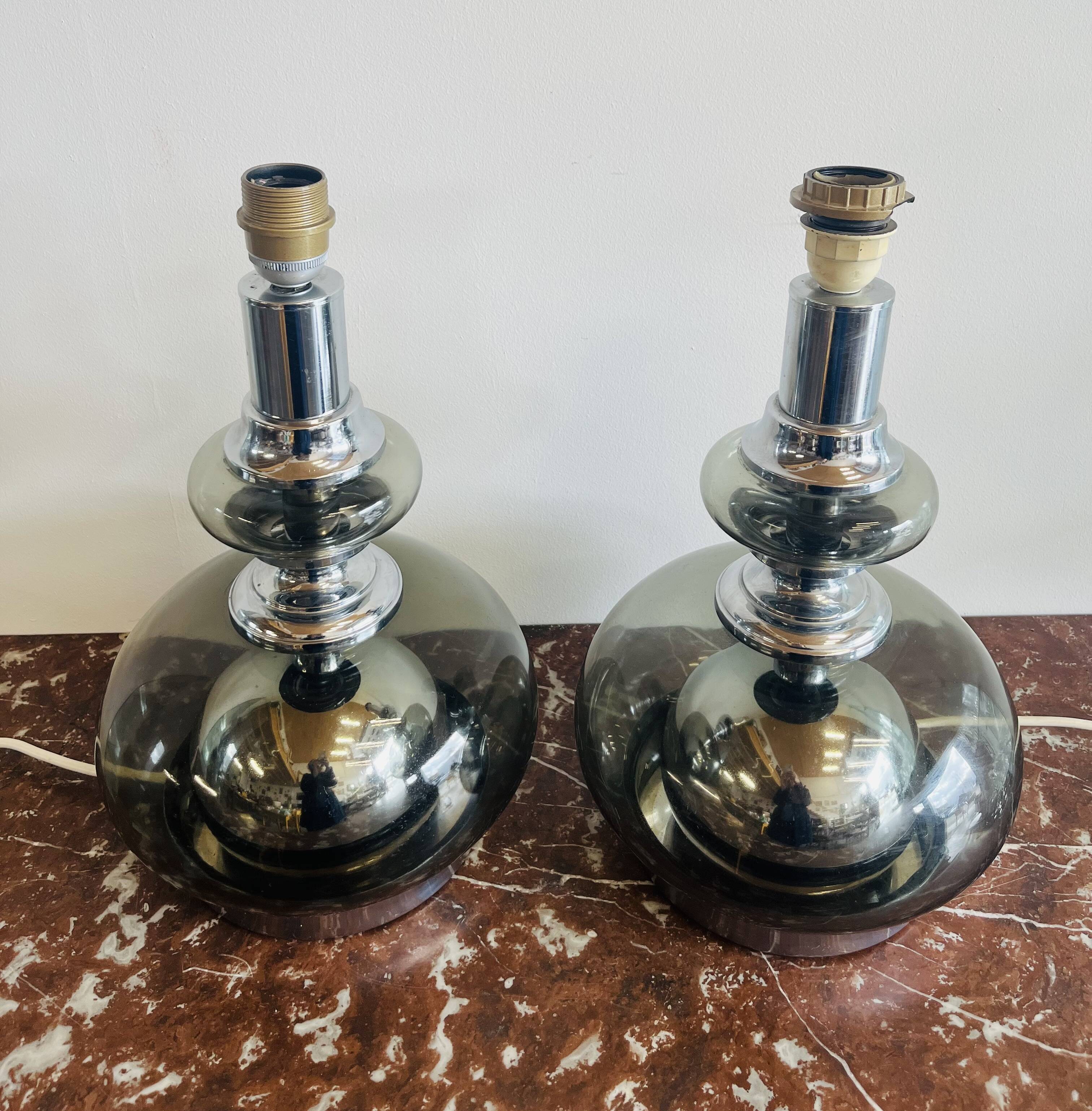 Set of two vintage lamps – 70s