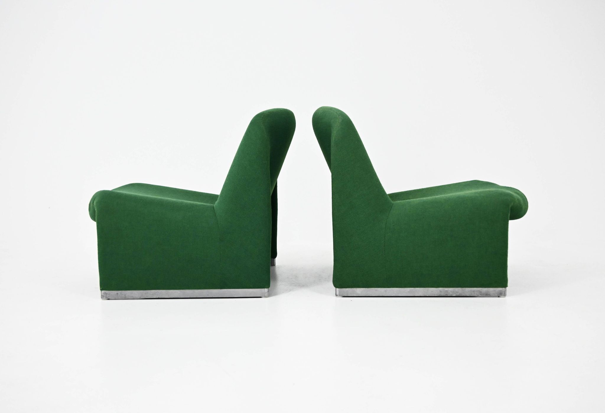 Set of 2 Alky Armchairs by Giancarlo Piretti for Anonima Castelli, 1970s