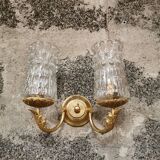 Sconce Art Deco gold metal