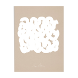 Abstract lines giclee print, 50x70cm