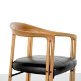 “Ulna” wooden armchair by Franco Poli for Bernini, Italy 1986.