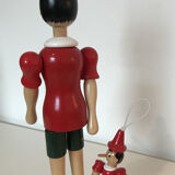 Wooden Pinocchio duo