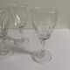 6 crystal wine glasses
