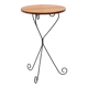 French wrought iron side table 1960s