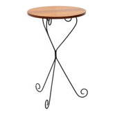 French wrought iron side table 1960s