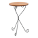 French wrought iron side table 1960s