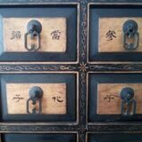 Furniture with an ancient Asian apothecary drawer
