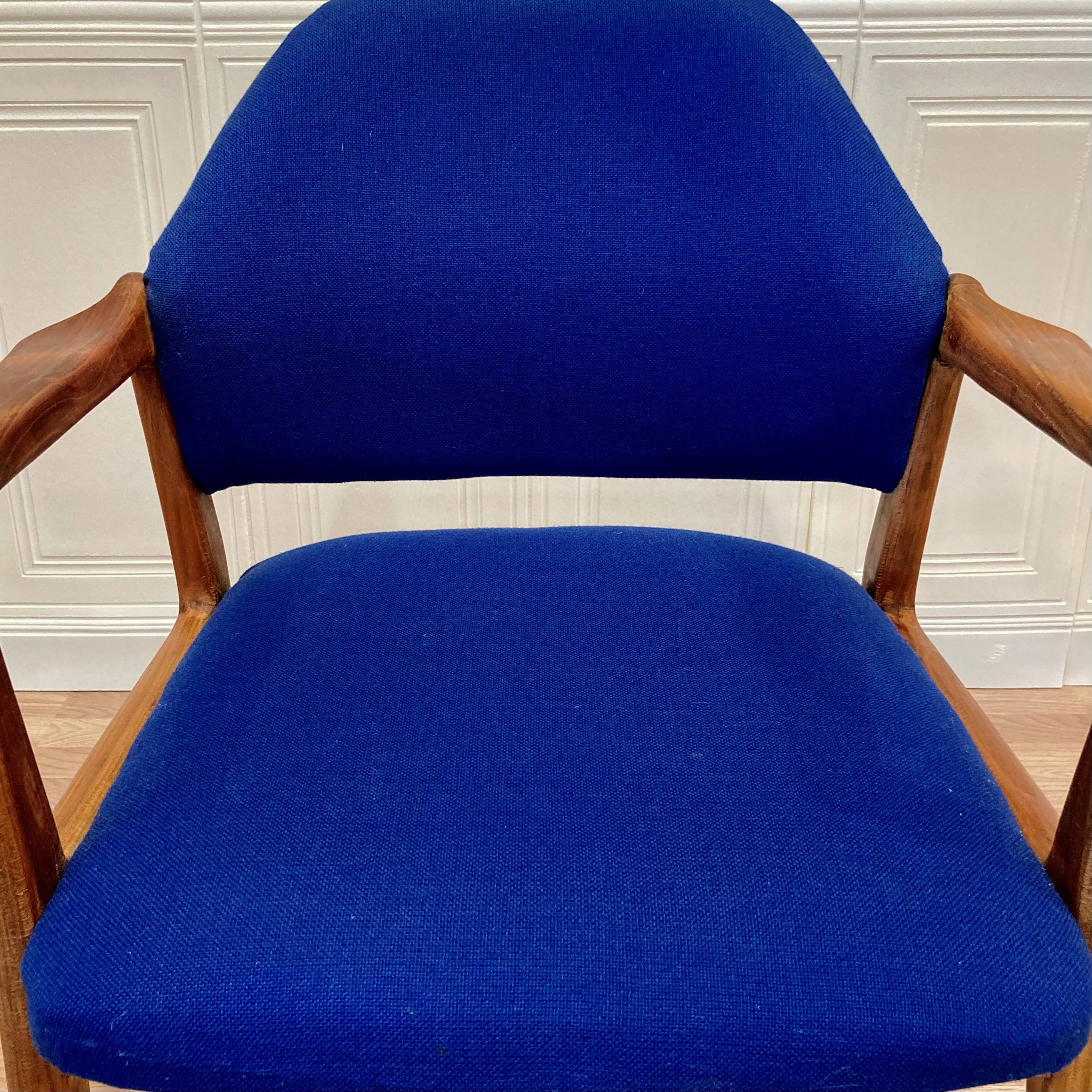 Suite of 4 designer armchairs 1950 "Hartmut Lhomeyer".