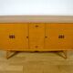 Vintage 1950/1960 Golden Oak Compass Leg Sideboard