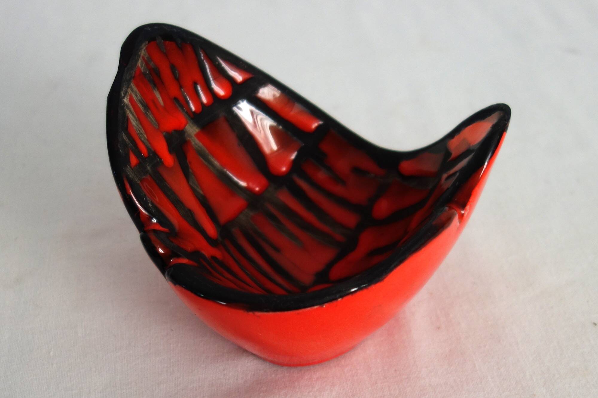 Roger Capron ceramic empty pocket, Vallauris circa 1955