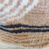 Unique natural wool Moroccan rug 3x2 m