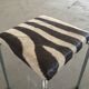 Tabouret Zèbre années 70