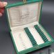 Box of 12 silver-plated metal teaspoons SFAM - Art Nouveau design (14.5)